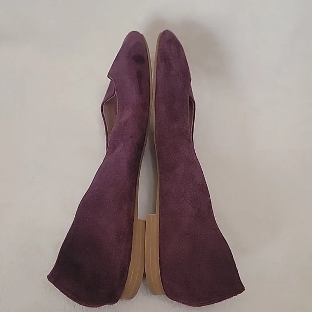 J. Jill Maroon Flats Size 9 - Picture 6 of 9